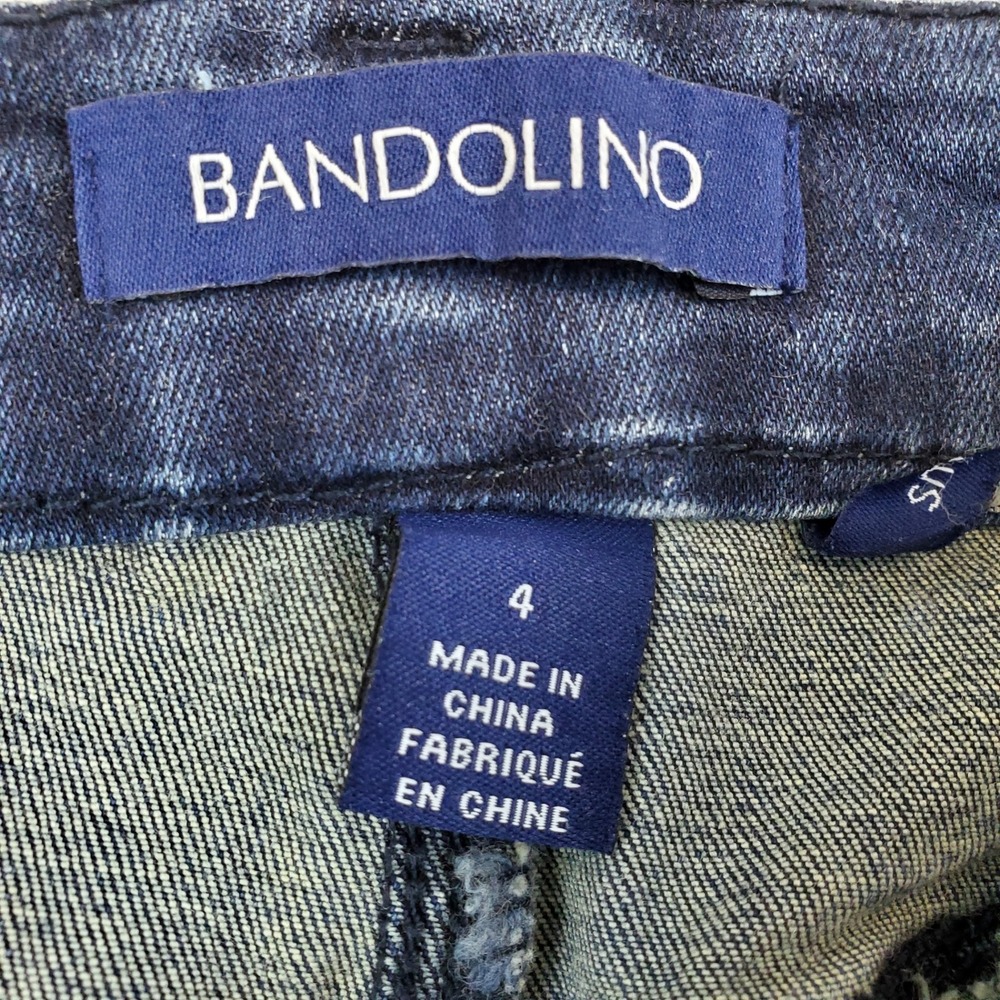 Bandolino Jeans Dark Wash Smooth Operator Skinny Women's Size 4 - Picture 7 of 7
